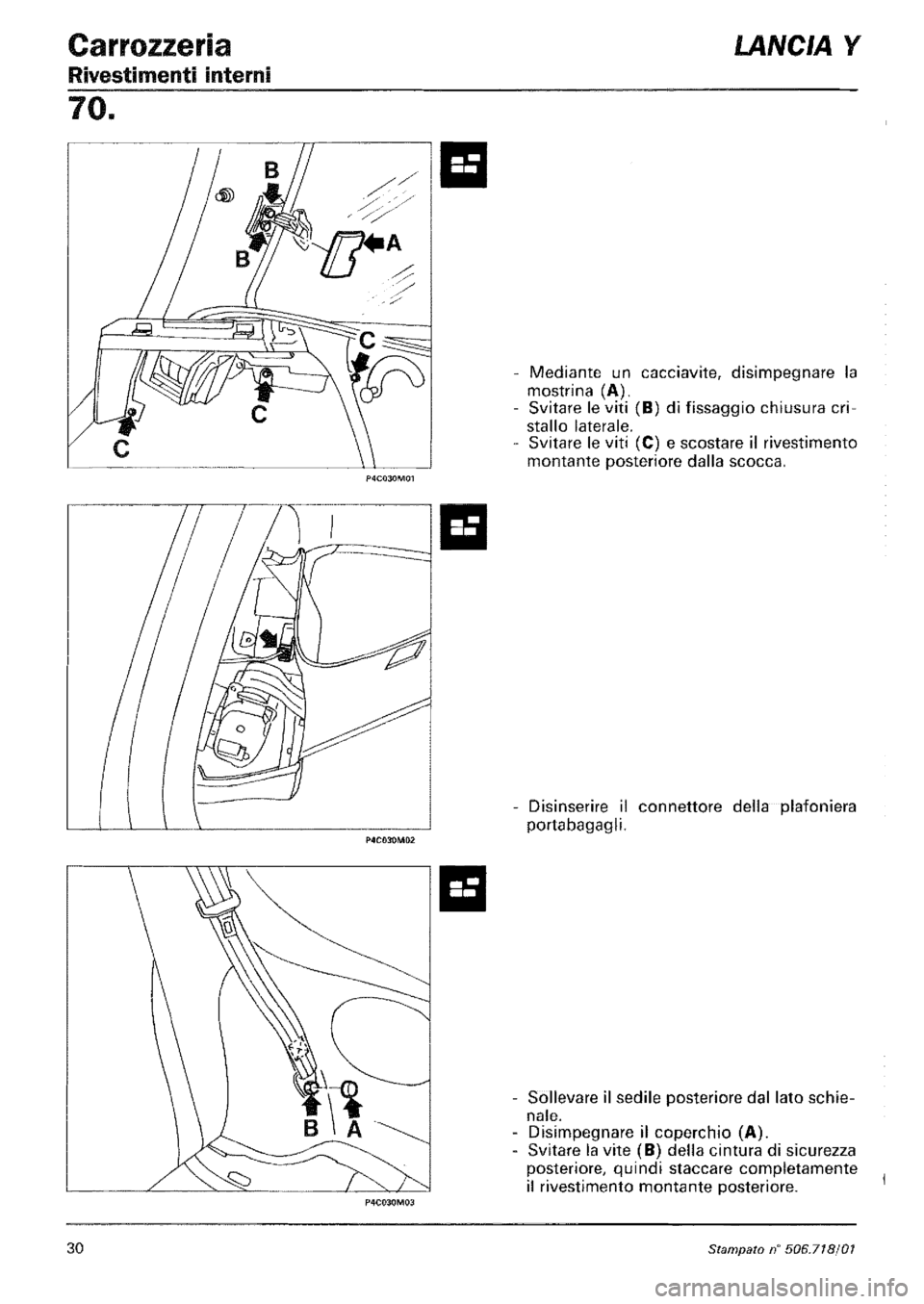 LANCIA Y 1997 Service Repair Manual LANCIA Y 1997 Service Repair Manual