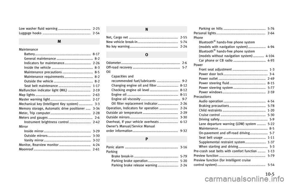 INFINITI FX 2013 Owners Manual INFINITI FX 2013 Owners Manual
