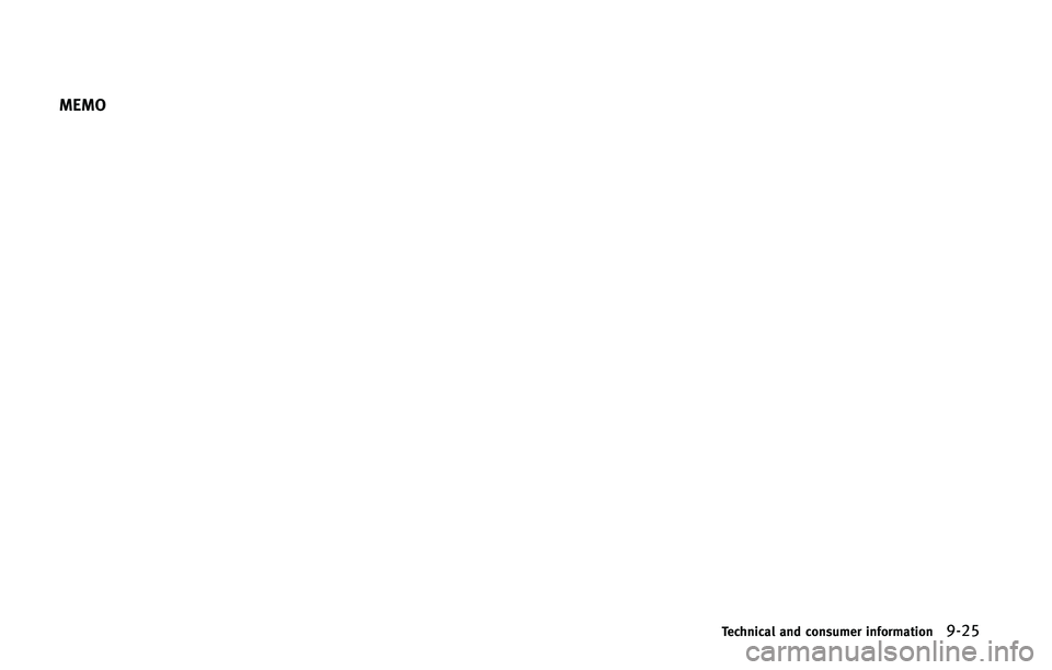 INFINITI Q60 CONVERTIBLE 2015  Owners Manual �.�&�.�0
�5�F�D�I�O�J�D�B�M �B�O�E �D�P�O�T�V�N�F�S �J�O�G�P�S�N�B�U�J�P�O���� 