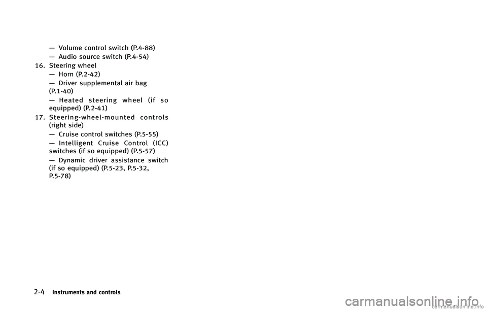 INFINITI Q70 2015 Manual PDF ����*�O�T�U�S�V�N�F�O�U�T �B�O�E �D�P�O�U�S�P�M�T
�