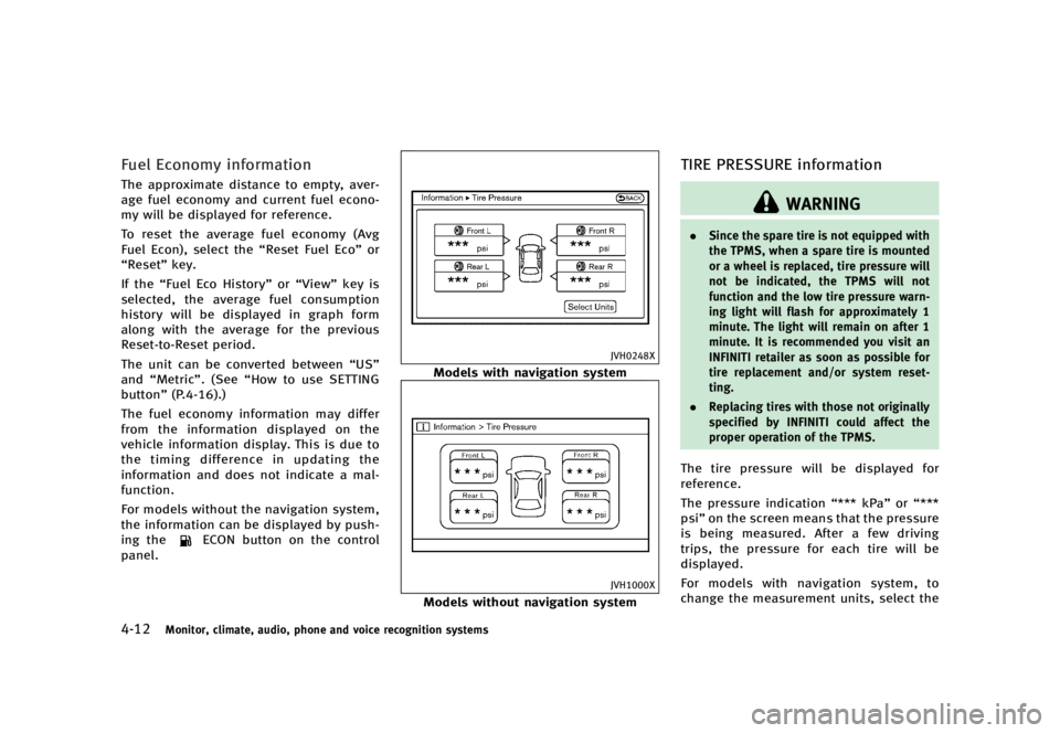 INFINITI Q70 2016  Owners Manual �������
�> �(�G�L�W� ����� �� � �0�R�G�H�O� �<���� �@
�����.�P�O�J�U�P�S�
 �D�M�J�N�B�U�F�
 �B�V�E�J�P�
 �Q�I�P�O�F �B�O�E �W�P�J�D�F �S�F�D�P�H�O�J�U�J�P�O �T�Z�T�U�F�N�T
��