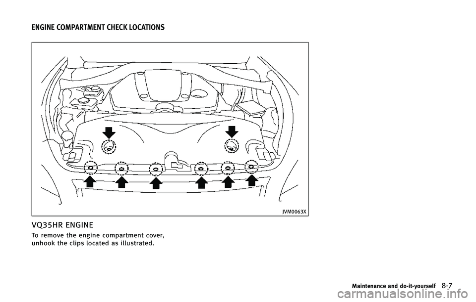 INFINITI Q70 HYBRID 2015  Owners Manual �+�7�.�����9
�7�2���)�3 �&�/�(�*�/�&
�5�P �S�F�N�P�W�F �U�I�F �F�O�H�J�O�F �D�P�N�Q�B�S�U�N�F�O�U �D�P�W�F�S�
�V�O�I�P�P�L �U�I�F �D�M�J�Q�T �M�P�D�B�U�F�E �B�T �J�M�M�V�T�U�S�B�U�F�E�
�.�B�J�