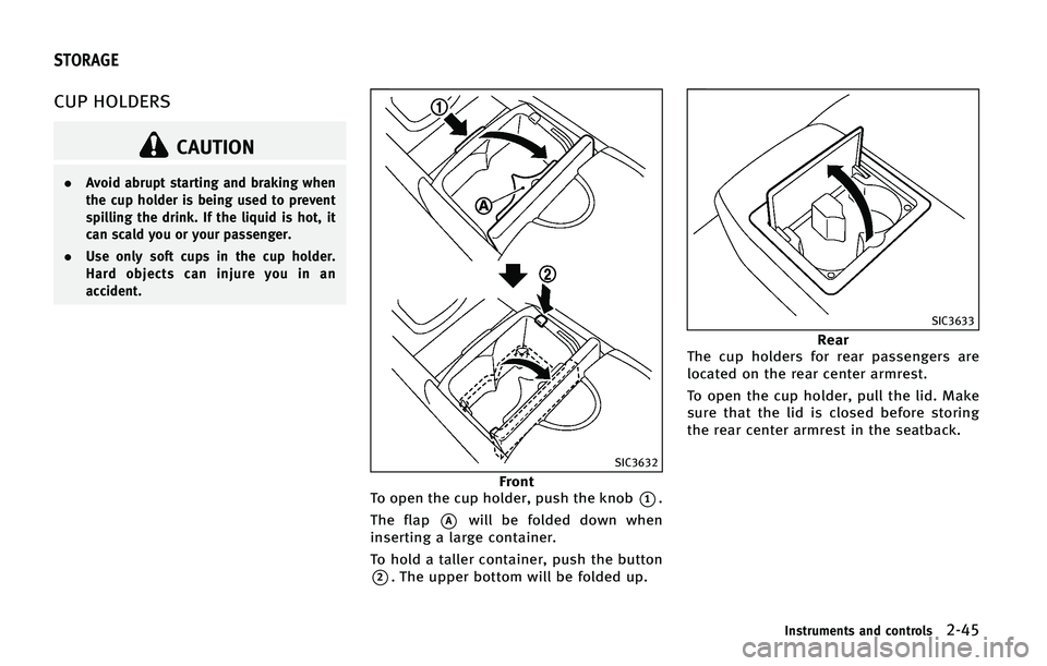 INFINITI QX50 2015  Owners Manual �$�6�1 �)�0�-�%�&�3�4
�$�"�6�5�*�0�/
.�"�W�P�J�E �B�C�S�V�Q�U �T�U�B�S�U�J�O�H �B�O�E �C�S�B�L�J�O�H �X�I�F�O
�U�I�F �D�V�Q �I�P�M�E�F�S �J�T �C�F�J�O�H �V�T�F�E �U�P �Q�S�F�W�F�O�U
�T�Q�J�M�M�J�O�H �