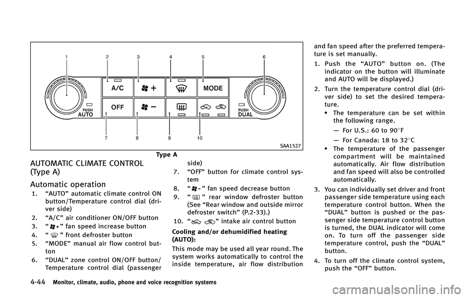INFINITI QX50 2015  Owners Manual �����.�P�O�J�U�P�S�
 �D�M�J�N�B�U�F�
 �B�V�E�J�P�
 �Q�I�P�O�F �B�O�E �W�P�J�D�F �S�F�D�P�H�O�J�U�J�P�O �T�Z�T�U�F�N�T
�4�"�"����
�5�Z�Q�F �"
�"�6�5�0�.�"�5�*�$ �$�-�*�.�"�5�& �$�0�/�5�3�0�-
�	