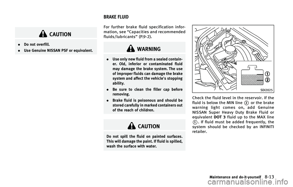 INFINITI QX50 2015  Owners Manual �$�"�6�5�*�0�/
.�%�P �O�P�U �P�W�F�S�G�J�M�M�
. �6�T�F �(�F�O�V�J�O�F �/�*�4�4�"�/ �1�4� �P�S �F�R�V�J�W�B�M�F�O�U�
��P�S �G�V�S�U�I�F�S �C�S�B�L�F �G�M�V�J�E �T�Q�F�D�J�G�J�D�B�U�J�P�O �J�O�G�P�S