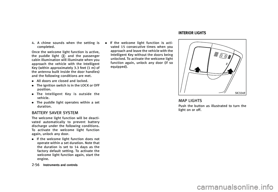 INFINITI QX50 2016  Owners Manual �������
�> �(�G�L�W� ����� �� �� �0�R�G�H�O� �-���� �@
�����*�O�T�U�S�V�N�F�O�U�T �B�O�E �D�P�O�U�S�P�M�T
�� �" �D�I�J�N�F �T�P�V�O�E�T �X�I�F�O �U�I�F �T�F�U�U�J�O�H �J�T�