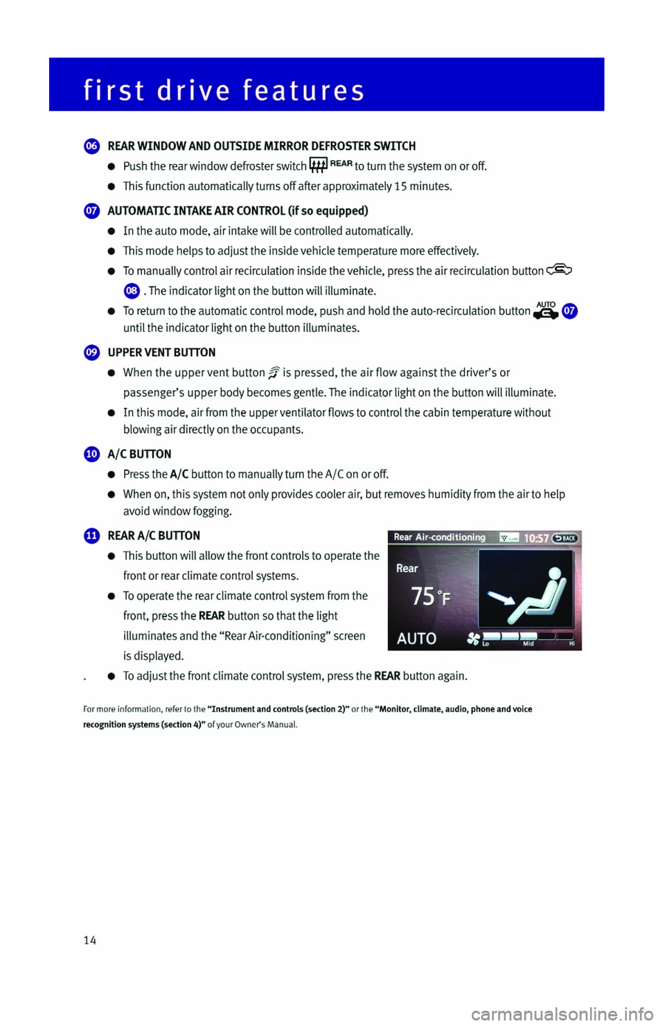INFINITI QX56 2013  Quick Reference Guide 