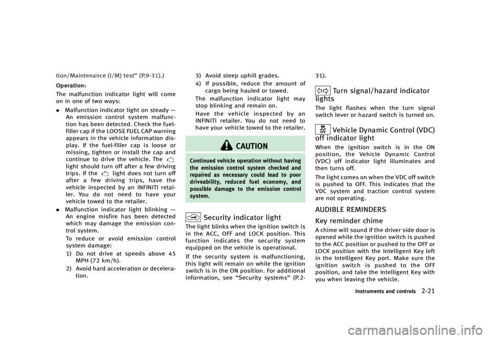 INFINITI QX70 2016  Owners Manual �������
�> �(�G�L�W� ����� �� �� �0�R�G�H�O� �6���� �@
�U�J�P�O��.�B�J�O�U�F�O�B�O�D�F �	�*��.�
 �U�F�T�U�u �	�1������
��

�0�Q�F�S�B�U�J�P�O�
GUID-D73A39BF-43C8-459F-9C