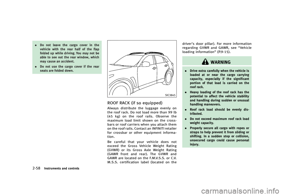 INFINITI QX70 2016  Owners Manual �������
�> �(�G�L�W� ����� �� �� �0�R�G�H�O� �6���� �@
�����*�O�T�U�S�V�N�F�O�U�T �B�O�E �D�P�O�U�S�P�M�T
.�%�P �O�P�U �M�F�B�W�F �U�I�F �D�B�S�H�P �D�P�W�F�S �J�O �U�I�F
�W�