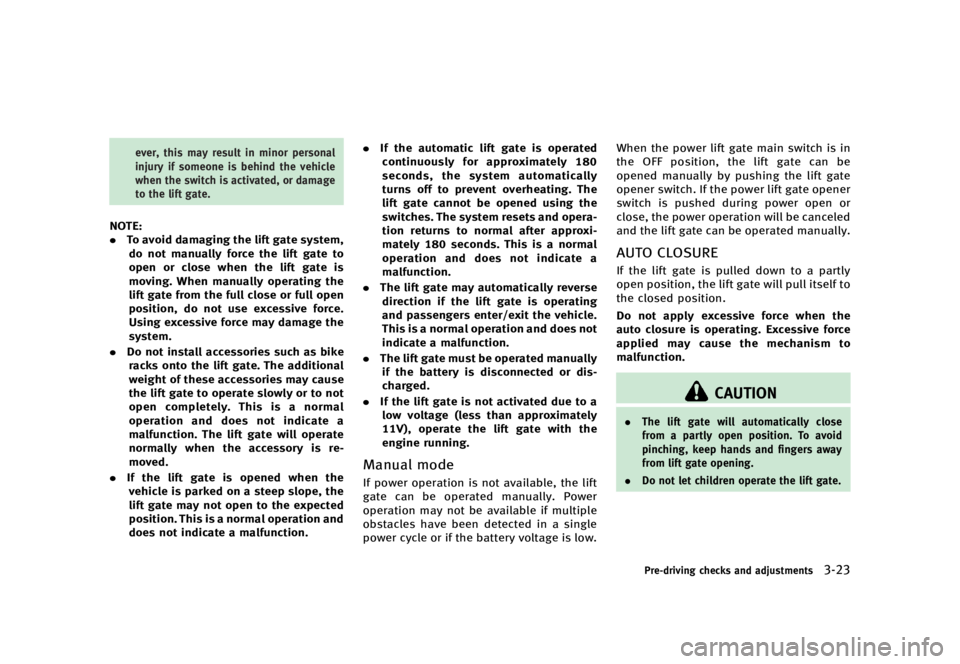 INFINITI QX70 2016  Owners Manual �������
�> �(�G�L�W� ����� �� �� �0�R�G�H�O� �6���� �@
�F�W�F�S�
 �U�I�J�T �N�B�Z �S�F�T�V�M�U �J�O �N�J�O�P�S �Q�F�S�T�P�O�B�M
�J�O�K�V�S�Z �J�G �T�P�N�F�P�O�F �J�T �C�F�I�J�O�E
