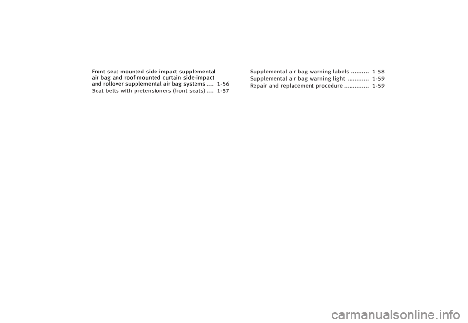 INFINITI QX70 2016 Owners Guide ������
�> �(�G�L�W� ����� �� �� �0�R�G�H�O� �6���� �@
��S�P�O�U �T�F�B�U��N�P�V�O�U�F�E �T�J�E�F��J�N�Q�B�D�U �T�V�Q�Q�M�F�N�F�O�U�B�M
�B�J�S �C�B�H �B�O�E �S�P�P�G��N�P�V�O�U