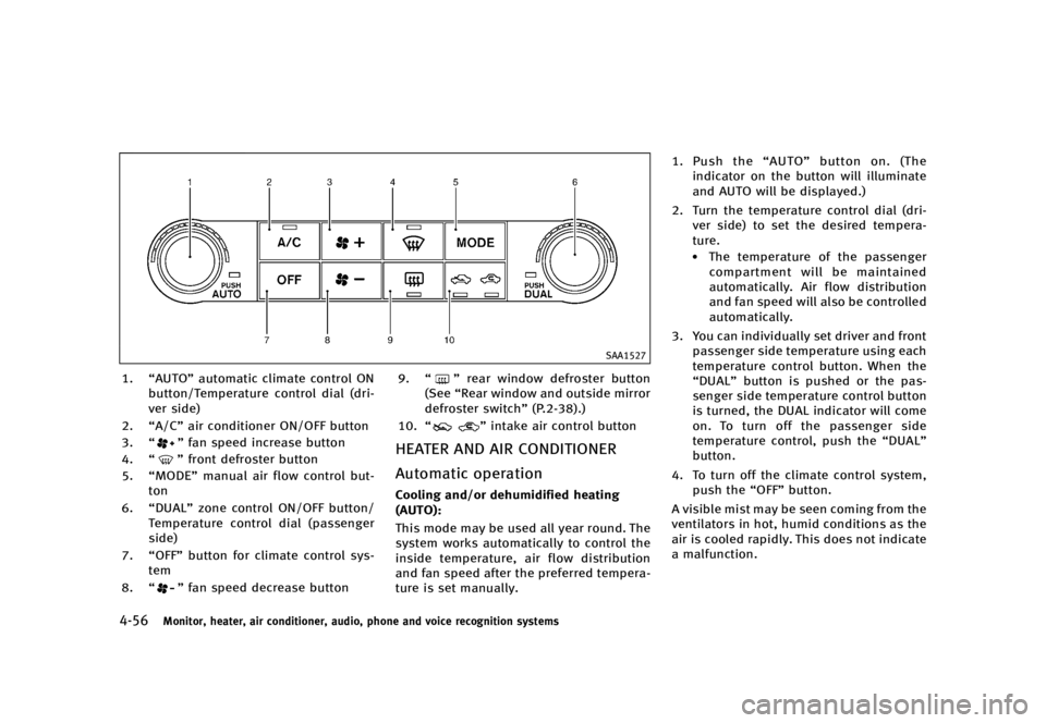 INFINITI QX70 2016  Owners Manual �������
�> �(�G�L�W� ����� �� �� �0�R�G�H�O� �6���� �@
�����.�P�O�J�U�P�S�
 �I�F�B�U�F�S�
 �B�J�S �D�P�O�E�J�U�J�P�O�F�S�
 �B�V�E�J�P�
 �Q�I�P�O�F �B�O�E �W�P�J�D�F �S�F�D�P�