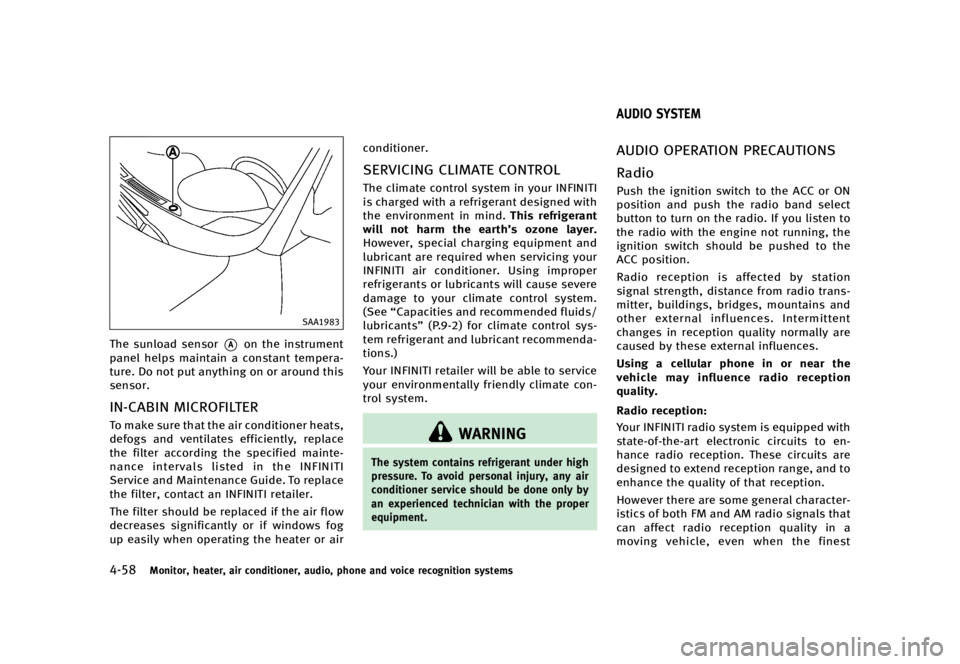 INFINITI QX70 2016  Owners Manual �������
�> �(�G�L�W� ����� �� �� �0�R�G�H�O� �6���� �@
�����.�P�O�J�U�P�S�
 �I�F�B�U�F�S�
 �B�J�S �D�P�O�E�J�U�J�P�O�F�S�
 �B�V�E�J�P�
 �Q�I�P�O�F �B�O�E �W�P�J�D�F �S�F�D�P�