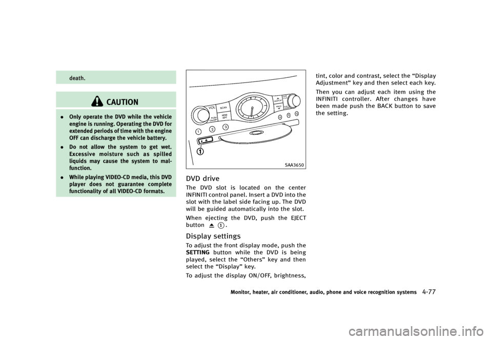 INFINITI QX70 2016  Owners Manual �������
�> �(�G�L�W� ����� �� �� �0�R�G�H�O� �6���� �@
�E�F�B�U�I�
�$�"�6�5�*�0�/
.�0�O�M�Z �P�Q�F�S�B�U�F �U�I�F �%�7�% �X�I�J�M�F �U�I�F �W�F�I�J�D�M�F
�F�O�H�J�O�F �J�T �S�V�