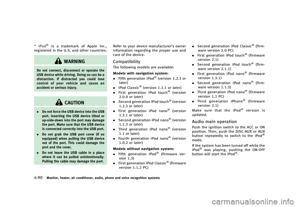 INFINITI QX70 2016  Owners Manual �������
�> �(�G�L�W� ����� �� �� �0�R�G�H�O� �6���� �@
�����.�P�O�J�U�P�S�
 �I�F�B�U�F�S�
 �B�J�S �D�P�O�E�J�U�J�P�O�F�S�
 �B�V�E�J�P�
 �Q�I�P�O�F �B�O�E �W�P�J�D�F �S�F�D�P�