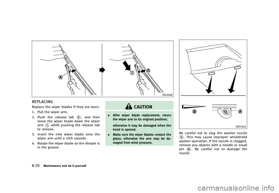 INFINITI QX70 2016  Owners Manual �������
�> �(�G�L�W� ����� �� �� �0�R�G�H�O� �6���� �@
�����.�B�J�O�U�F�O�B�O�D�F �B�O�E �E�P��J�U��Z�P�V�S�T�F�M�G
�4�%�*����
�3�&�1�-�"�$�*�/�(GUID-AD379CCA-9AF2-4BC3