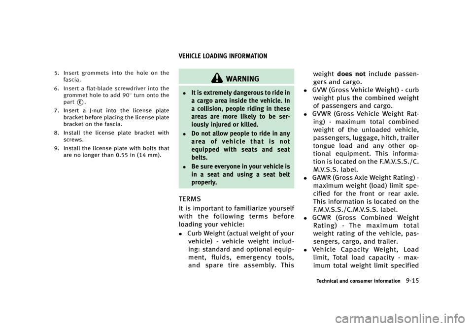 INFINITI QX70 2016  Owners Manual �������
�> �(�G�L�W� ����� �� �� �0�R�G�H�O� �6���� �@
�� �*�O�T�F�S�U �H�S�P�N�N�F�U�T �J�O�U�P �U�I�F �I�P�M�F �P�O �U�I�F�G�B�T�D�J�B�
�� �*�O�T�F�S�U �B �G�M�B�U��C�M�B