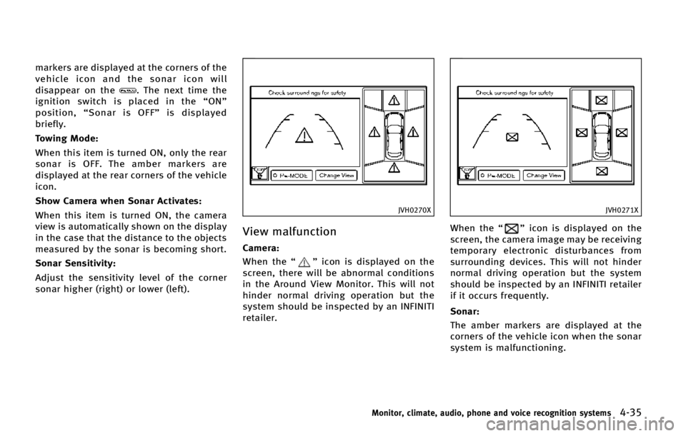 INFINITI QX80 2015  Owners Manual �N�B�S�L�F�S�T �B�S�F �E�J�T�Q�M�B�Z�F�E �B�U �U�I�F �D�P�S�O�F�S�T �P�G �U�I�F
�W�F�I�J�D�M�F �J�D�P�O �B�O�E �U�I�F �T�P�O�B�S �J�D�P�O �X�J�M�M
�E�J�T�B�Q�Q�F�B�S �P�O �U�I�F
� �5�I�F �O�F�Y�U �U�