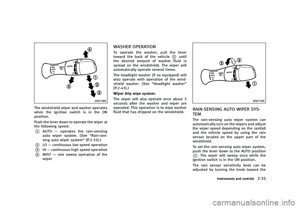 INFINITI QX80 2016  Owners Manual �������
�> �(�G�L�W� ����� �� � �0�R�G�H�O� �=���� �@
�+�7�*�����9
�5�I�F �X�J�O�E�T�I�J�F�M�E �X�J�Q�F�S �B�O�E �X�B�T�I�F�S �P�Q�F�S�B�U�F�T
�X�I�F�O �U�I�F �J�H�O�J�U�J�P�O