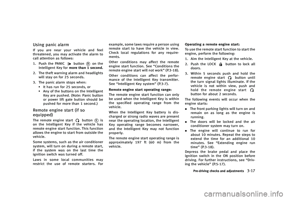 INFINITI QX80 2016  Owners Manual �������
�> �(�G�L�W� ����� �� � �0�R�G�H�O� �=���� �@
�6�T�J�O�H �Q�B�O�J�D �B�M�B�S�NGUID-89DDF869-CEE0-4FDF-AA00-9BD704FF0AFF�*�G �Z�P�V �B�S�F �O�F�B�S �Z�P�V�S �W�F�I�J�D�M�F 