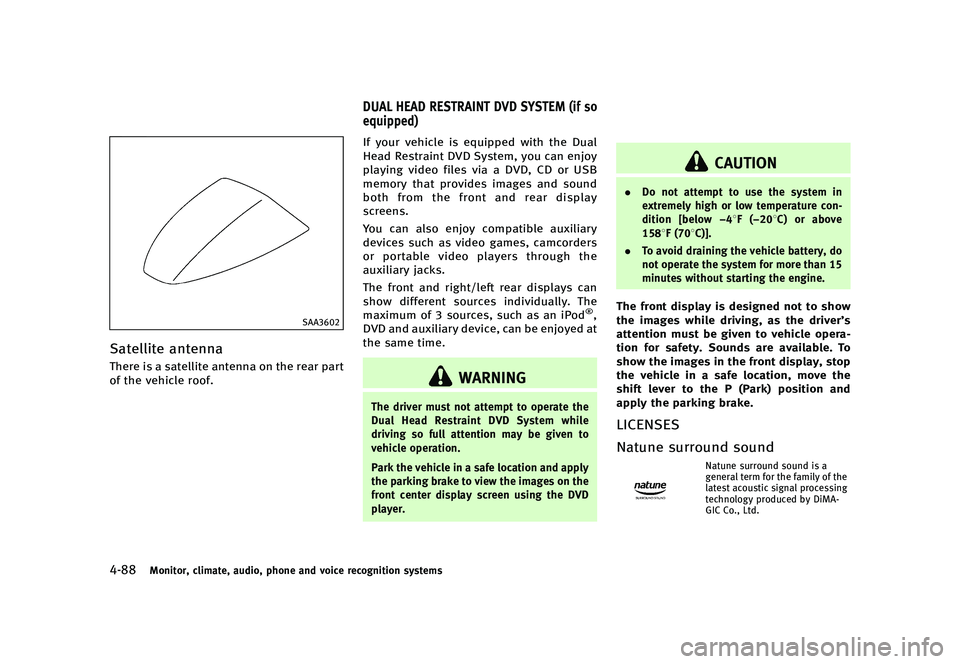 INFINITI QX80 2016  Owners Manual �������
�> �(�G�L�W� ����� �� � �0�R�G�H�O� �=���� �@
�����.�P�O�J�U�P�S�
 �D�M�J�N�B�U�F�
 �B�V�E�J�P�
 �Q�I�P�O�F �B�O�E �W�P�J�D�F �S�F�D�P�H�O�J�U�J�P�O �T�Z�T�U�F�N�T
�4�