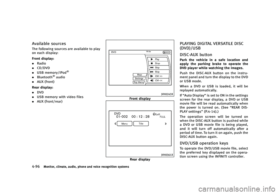 INFINITI QX80 2016  Owners Manual �������
�> �(�G�L�W� ����� �� � �0�R�G�H�O� �=���� �@
�����.�P�O�J�U�P�S�
 �D�M�J�N�B�U�F�
 �B�V�E�J�P�
 �Q�I�P�O�F �B�O�E �W�P�J�D�F �S�F�D�P�H�O�J�U�J�P�O �T�Z�T�U�F�N�T
�"�