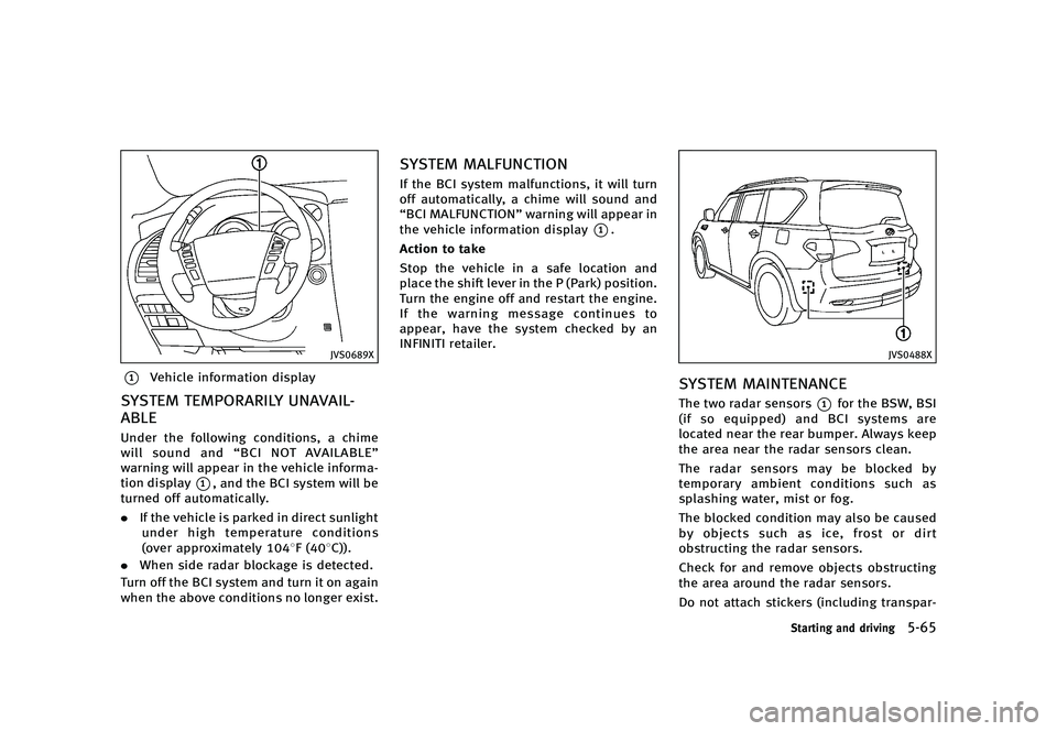 INFINITI QX80 2016  Owners Manual �������
�> �(�G�L�W� ����� �� � �0�R�G�H�O� �=���� �@
�+�7�4�����9
*��7�F�I�J�D�M�F �J�O�G�P�S�N�B�U�J�P�O �E�J�T�Q�M�B�Z
�4�:�4�5�&�. �5�&�.�1�0�3�"�3�*�-�: �6�/�"�7�"�*�-�