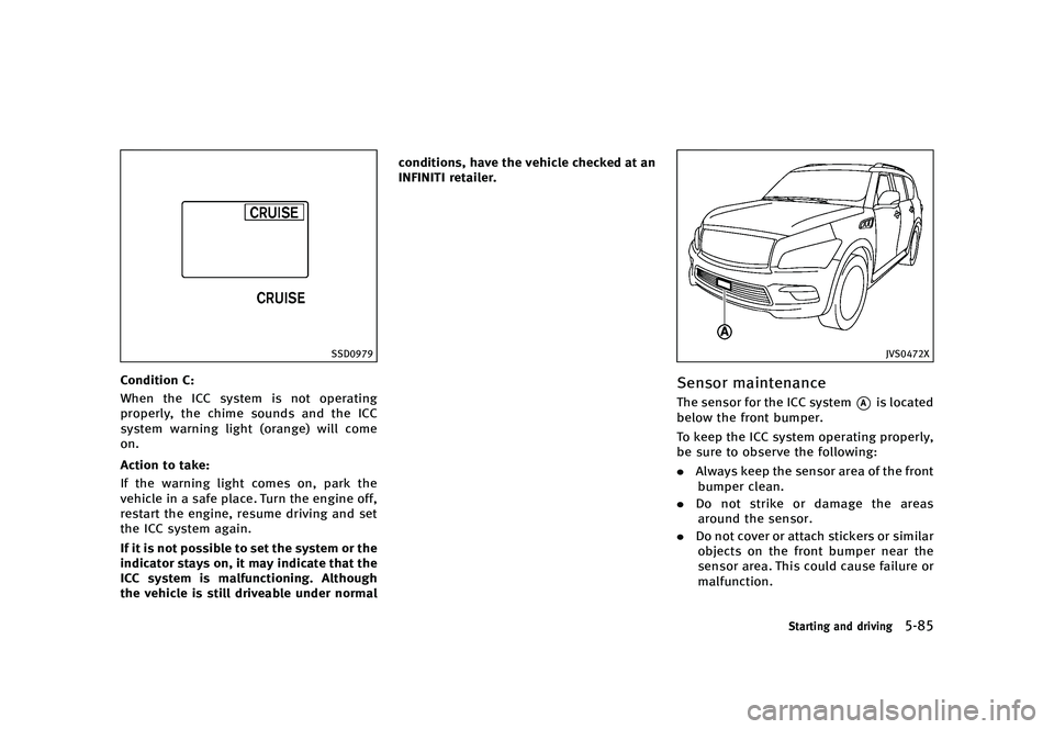 INFINITI QX80 2016  Owners Manual �������
�> �(�G�L�W� ����� �� � �0�R�G�H�O� �=���� �@
�4�4�%����
�$�P�O�E�J�U�J�P�O �$�GUID-D73A39BF-43C8-459F-9C24-47B7F579C407�8�I�F�O �U�I�F �*�$�$ �T�Z�T�U�F�N �J�T �O�P�