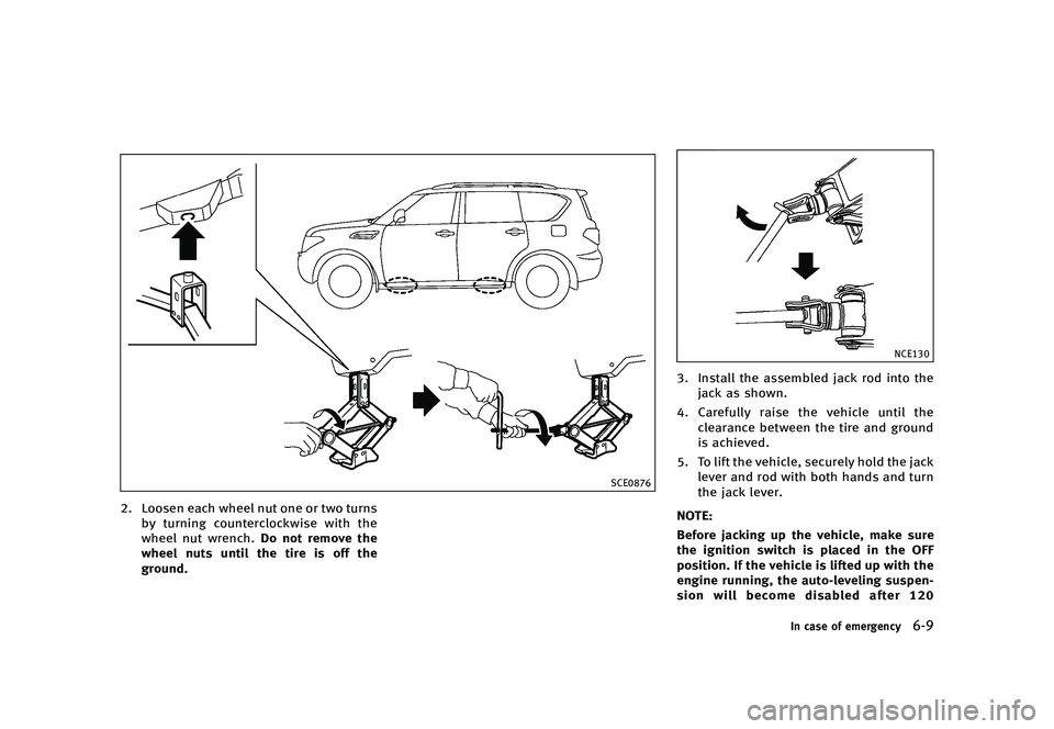 INFINITI QX80 2016  Owners Manual �������
�> �(�G�L�W� ����� �� � �0�R�G�H�O� �=���� �@
�4�$�&����
�� �-�P�P�T�F�O �F�B�D�I �X�I�F�F�M �O�V�U �P�O�F �P�S �U�X�P �U�V�S�O�T�C�Z �U�V�S�O�J�O�H �D�P�V�O�U�F�S�D