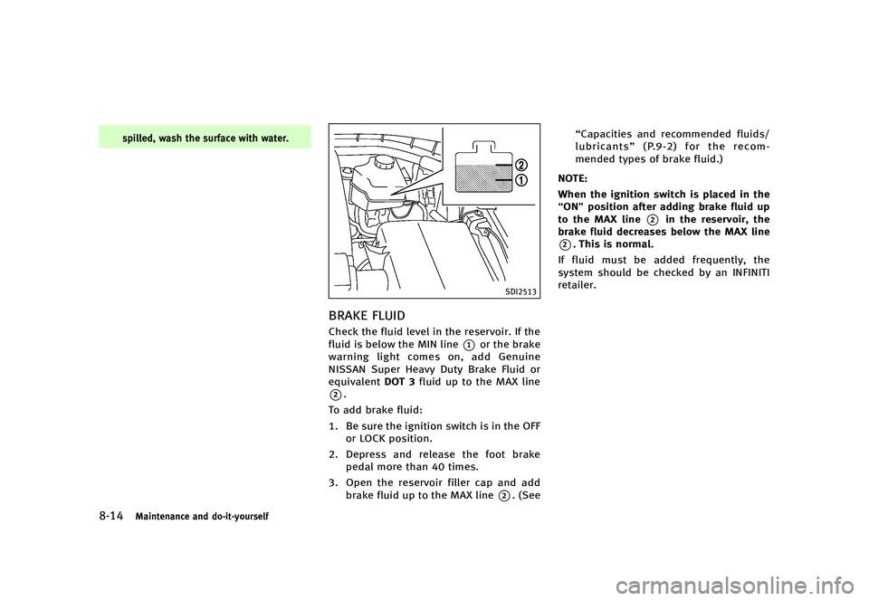 INFINITI QX80 2016  Owners Manual �������
�> �(�G�L�W� ����� �� � �0�R�G�H�O� �=���� �@
�����.�B�J�O�U�F�O�B�O�D�F �B�O�E �E�P��J�U��Z�P�V�S�T�F�M�G
�T�Q�J�M�M�F�E�
 �X�B�T�I �U�I�F �T�V�S�G�B�D�F �X�J�U�I �