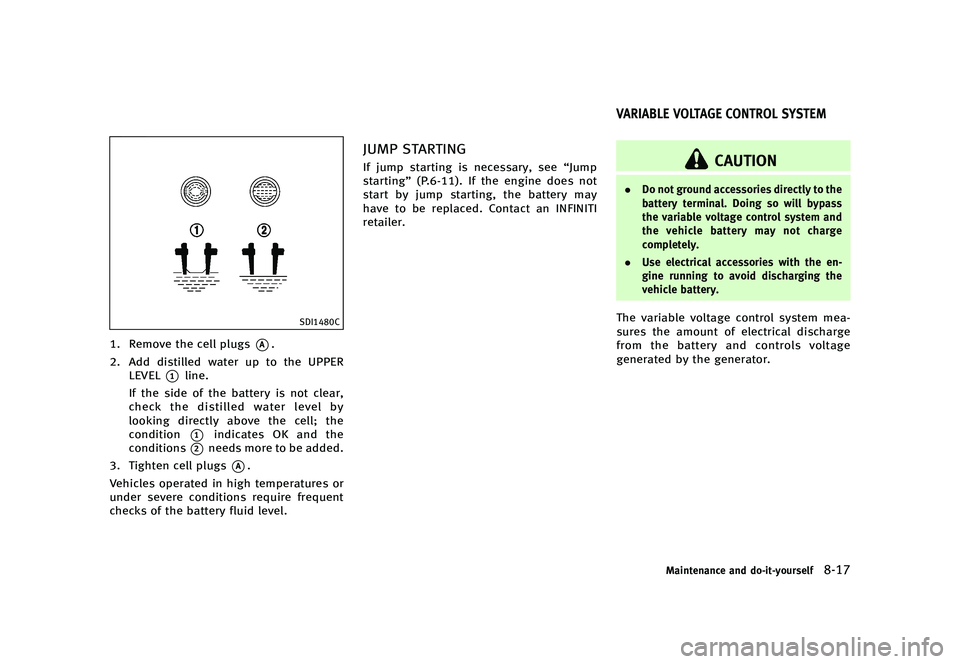 INFINITI QX80 2016  Owners Manual �������
�> �(�G�L�W� ����� �� � �0�R�G�H�O� �=���� �@
�4�%�*�����$
�� �3�F�N�P�W�F �U�I�F �D�F�M�M �Q�M�V�H�T*�"�
�� �"�E�E �E�J�T�U�J�M�M�F�E �X�B�U�F�S �V�Q �U�P �U�I�F