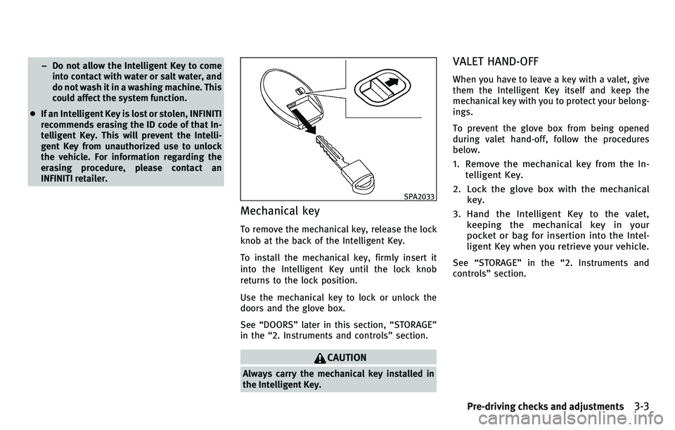 INFINITI EX 2010  Owners Manual 