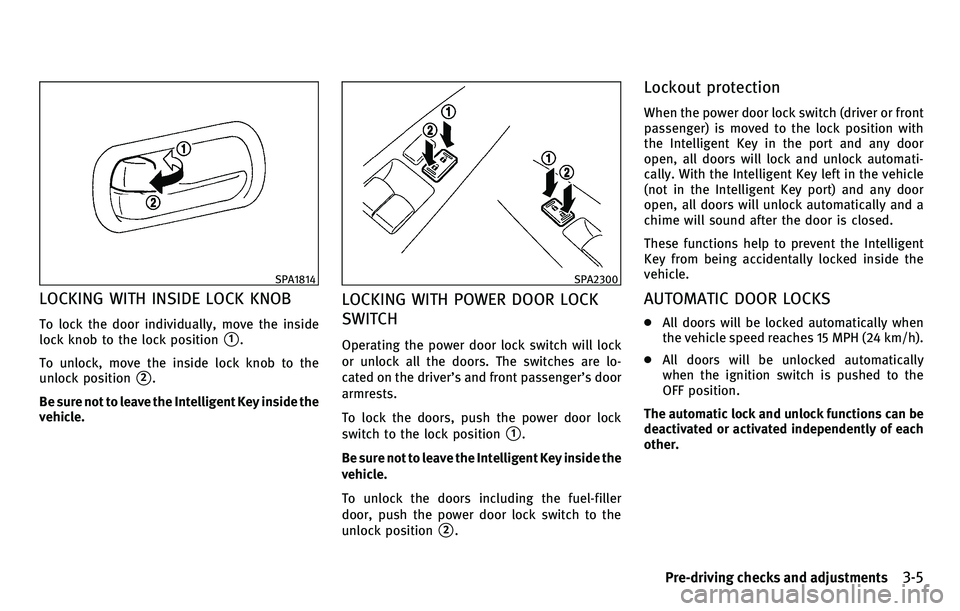 INFINITI EX 2010  Owners Manual 