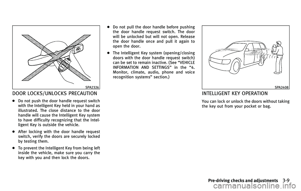 INFINITI EX 2010  Owners Manual 