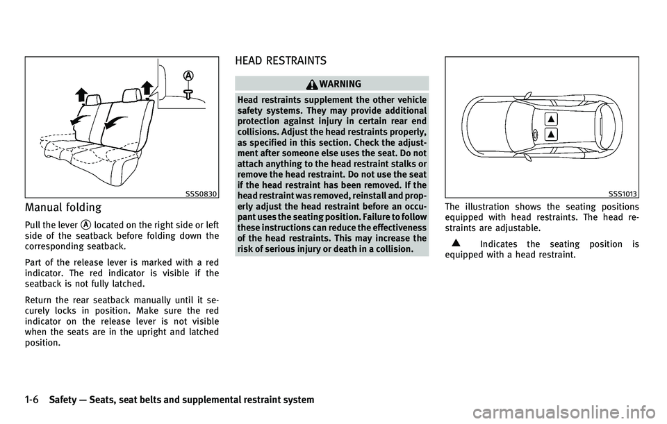 INFINITI EX 2010 Owners Manual 