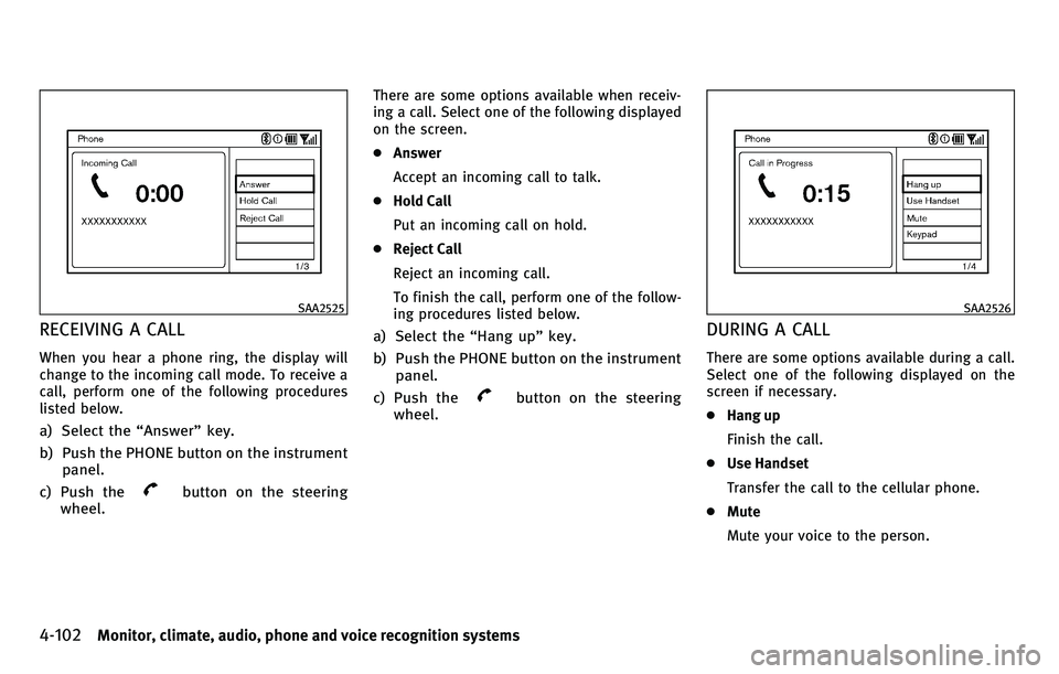INFINITI EX 2010  Owners Manual 
