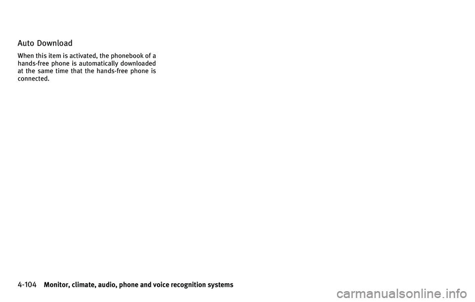 INFINITI EX 2010  Owners Manual 