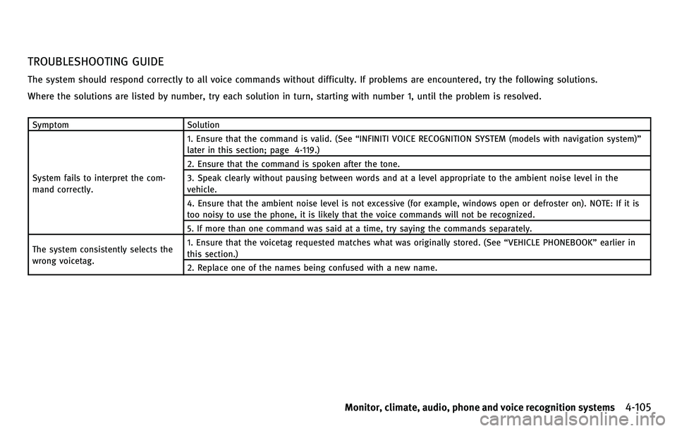 INFINITI EX 2010  Owners Manual 