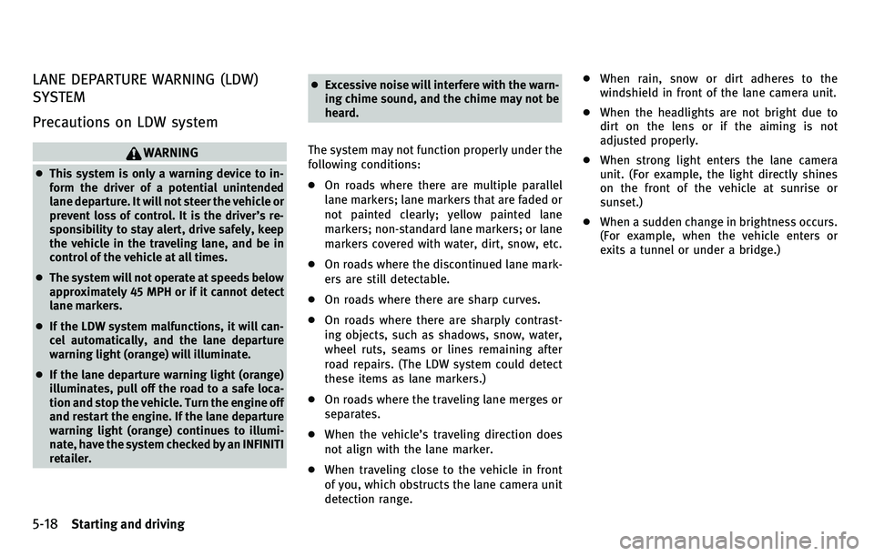 INFINITI EX 2010  Owners Manual 