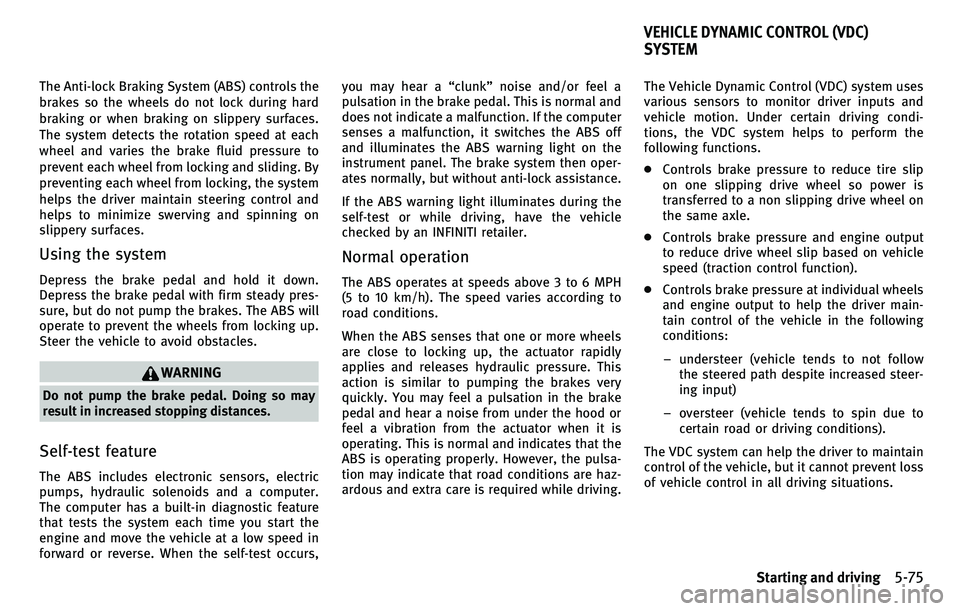 INFINITI EX 2010 Owners Manual INFINITI EX 2010 Owners Manual