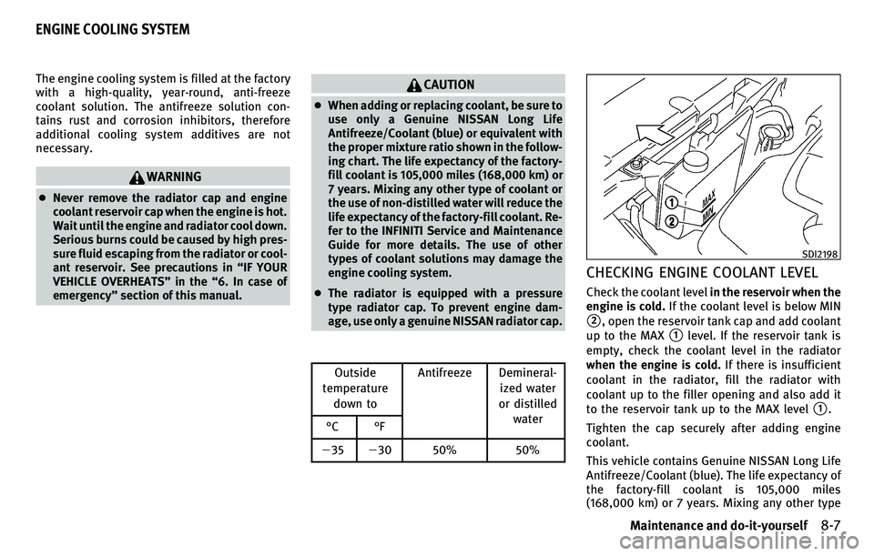 INFINITI EX 2010  Owners Manual 