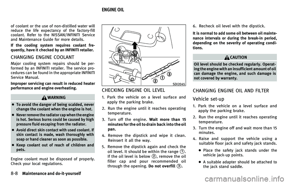 INFINITI EX 2010  Owners Manual 