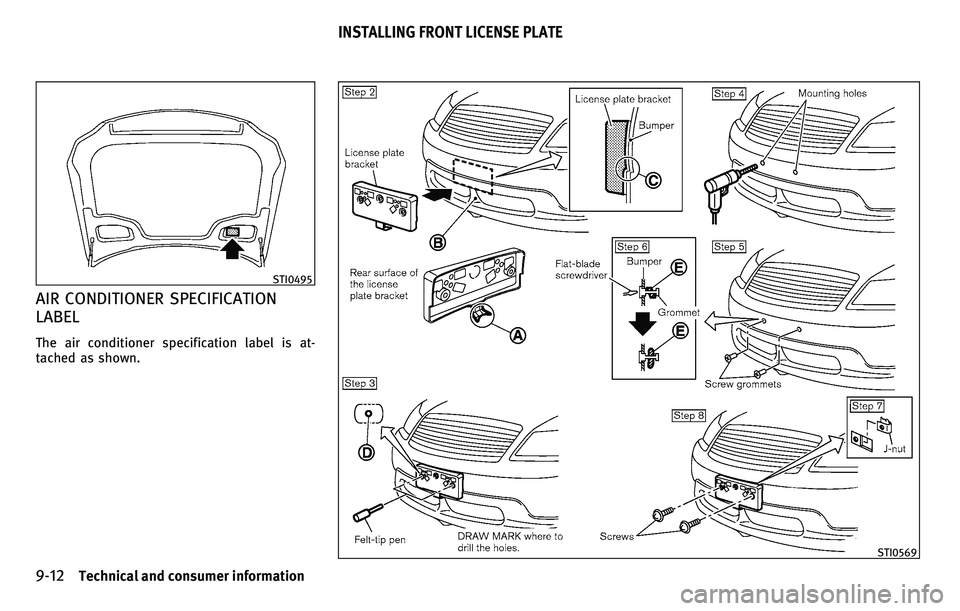 INFINITI EX 2010  Owners Manual 