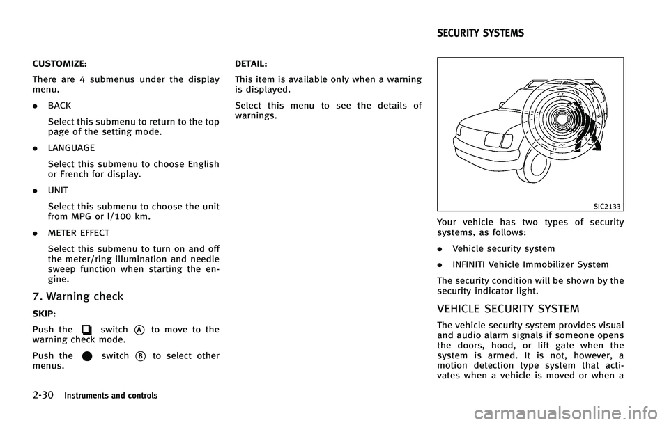 INFINITI FX 2011 Owners Manual INFINITI FX 2011 Owners Manual