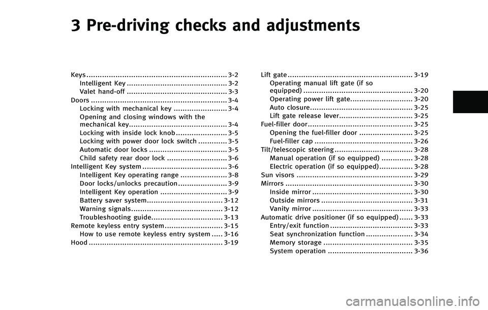 INFINITI FX 2011 Owners Manual INFINITI FX 2011 Owners Manual
