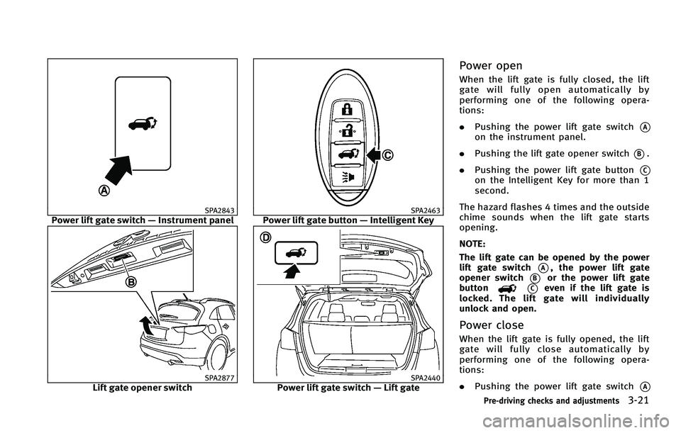 INFINITI FX 2011  Owners Manual 