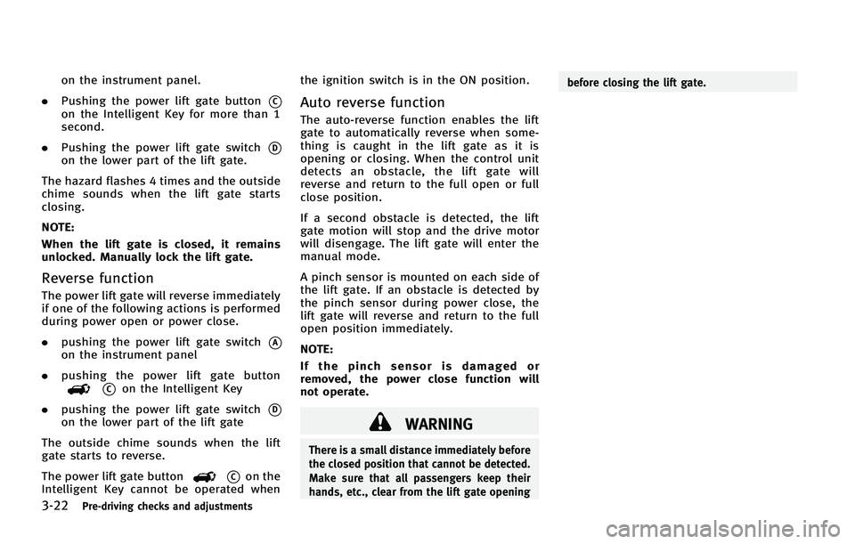 INFINITI FX 2011  Owners Manual 