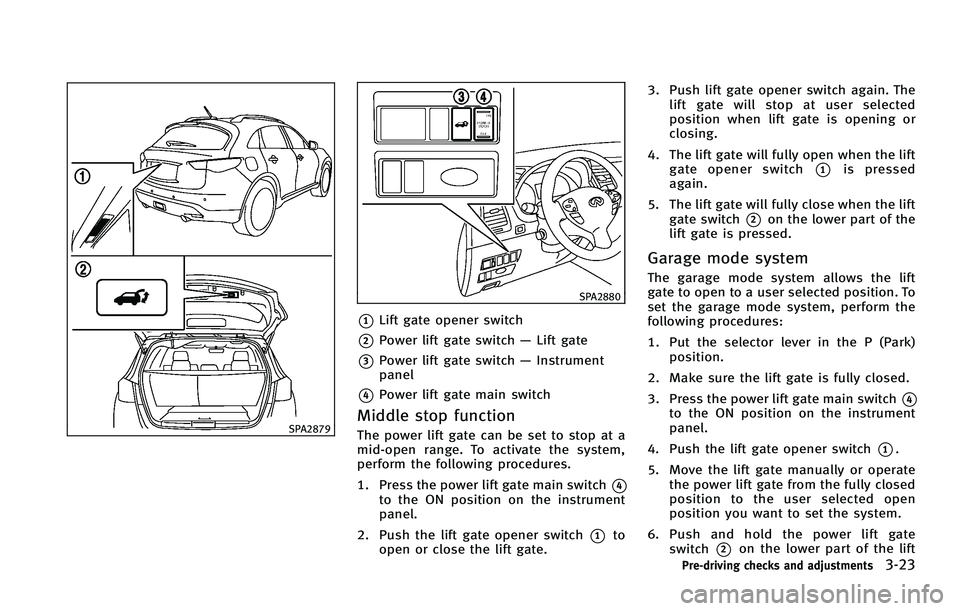 INFINITI FX 2011  Owners Manual 
