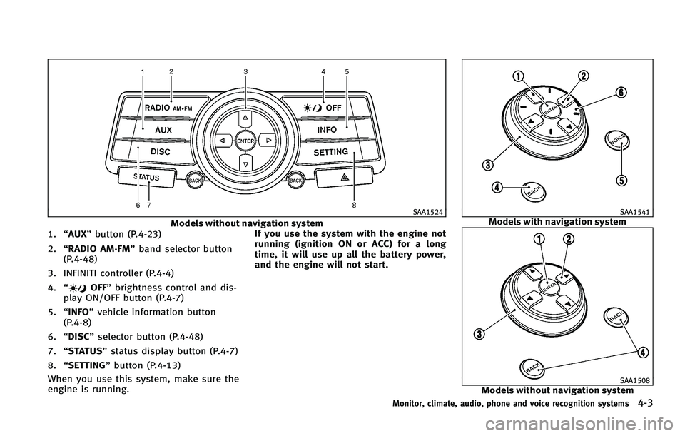 INFINITI FX 2011  Owners Manual 
