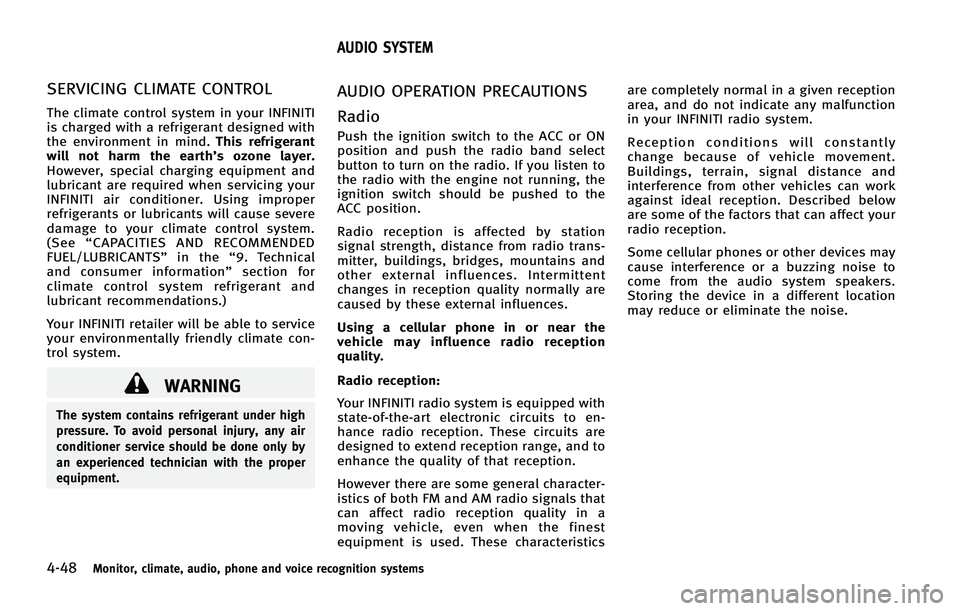 INFINITI FX 2011  Owners Manual 